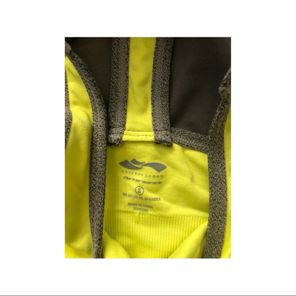 Yellow and grey sports bra size small - Picture 2 of 3
